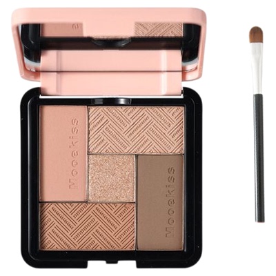 Mooekiss木柯诗五色眼影盘新手