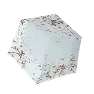 五折超轻防晒伞女防紫外线双层太阳伞小巧便携口袋遮阳伞晴雨两用