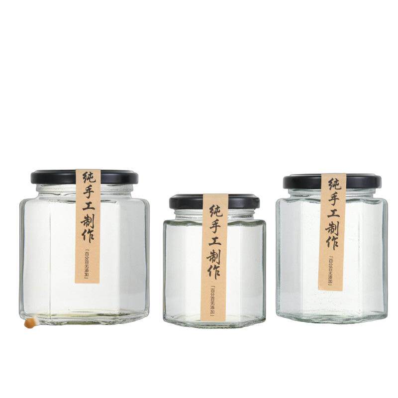 蜂蜜瓶辣椒酱玻璃瓶密封罐子玻璃