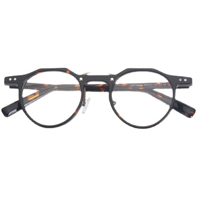 板材复古风防蓝光眼镜框