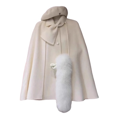 100羊毛斗篷大衣全新升级毛呢