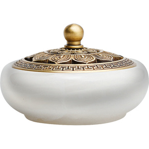 天然玉石香炉家用盘香炉檀香熏香炉香薰炉小众高级打香篆香道套装