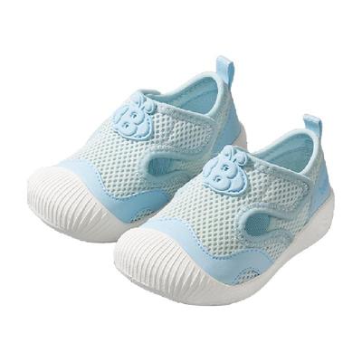 巴布豆宝宝凉鞋网面透气小童凉鞋