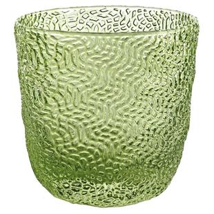 进口IVV欧式编织水晶玻璃威士忌酒杯ins风温水杯套装茶杯锤纹杯子