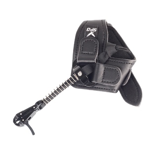 撒放器腕带两用复合弓腕式腕撒弓箭射鱼鱼鳔射击射箭释放保险配件