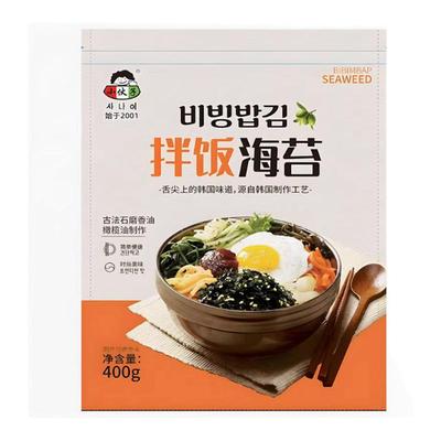韩式风味小伙子炸拌海苔原味400g