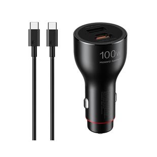 华为原装100W车载充电器超级快充全能充mate80pro车充点烟器插头