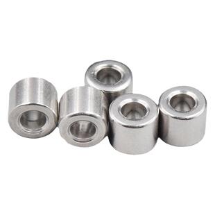 镀镍通孔加长无牙圆螺母空芯钢套内衬套轴套金属套管空心圆柱GG