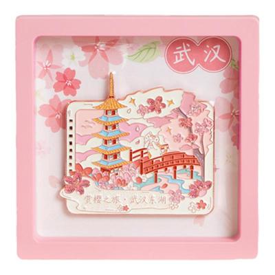 樱花冰箱贴猫的天空之城