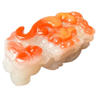 黄龙玉貔貅吊坠挂件手把项链