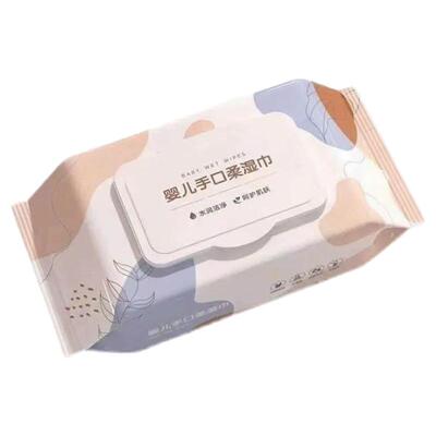 婴儿手口湿巾40抽带盖大包