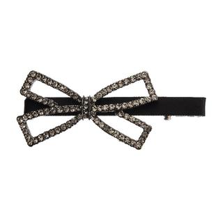 兰诺lano旗舰店满钻镂空蝴蝶结鸭嘴夹少女时尚刘海夹侧边夹发卡子