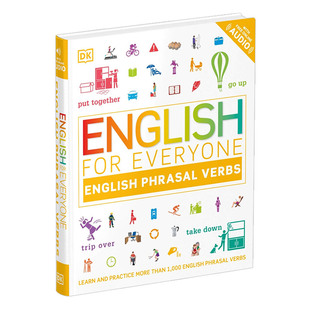 DK人人学英语 动词短语 英文原版 English for Everyone English Phrasal Verbs 学生自学用书 englishforEveryone 进口英语书籍