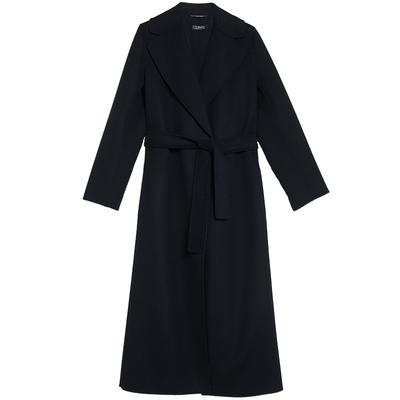 【经典礼遇】MaxMara 女装Poldo双面绵羊毛系带大衣9016141306