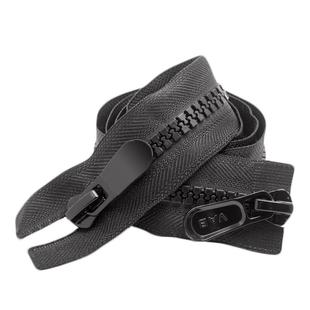 8号树脂高档长款羽绒服配件彩色双向双开双头大拉锁拉链头拉链