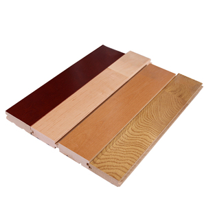 体育场馆专用枫桦木篮球馆运动木地板室内羽毛球场实木单双龙骨