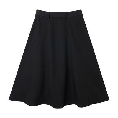 OTTA字梭织显瘦弹力腰半身裙