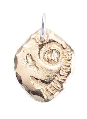 国内现货菊地健酋长金银牌吊坠