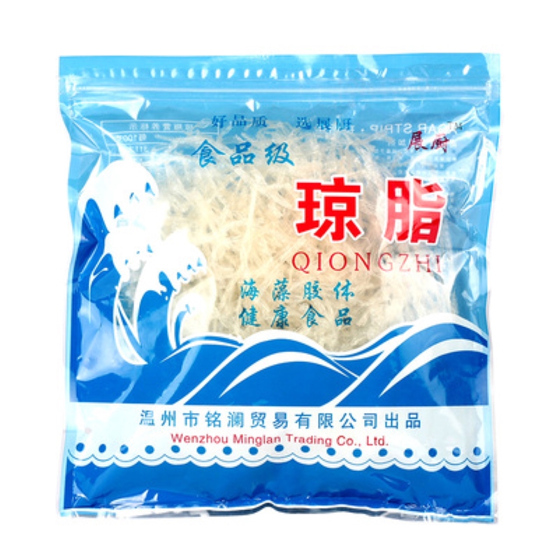 琼脂条食品级琼脂粉温州杏仁腐材料原料食用寒天卡拉胶果冻粉