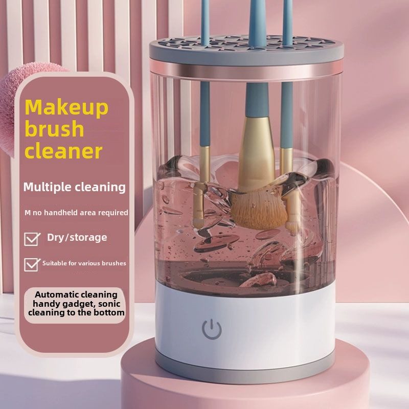 新款电动洗刷器化妆刷自动清洗器速洗清洁美妆蛋粉扑粉饼清洗神器