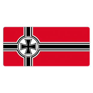 钢四TNO德三钢铁雄心超大号鼠标垫 德国军旗十字军旗防滑写字桌垫