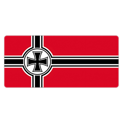 钢四TNO德三钢铁雄心超大号鼠标垫 德国军旗十字军旗防滑写字桌垫