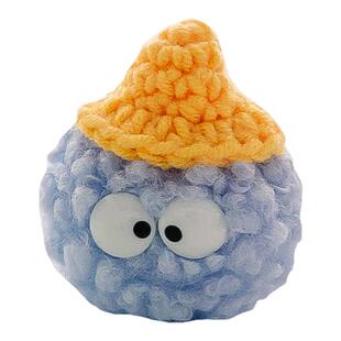 7F Meow猫咪绒球玩具可爱ins逗猫球自嗨玩耍解闷神器静音巡回玩具