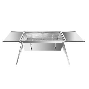 不锈钢折叠烧烤炉子家用户外木炭烤串无烟便携式捷可折叠烧烤肉架