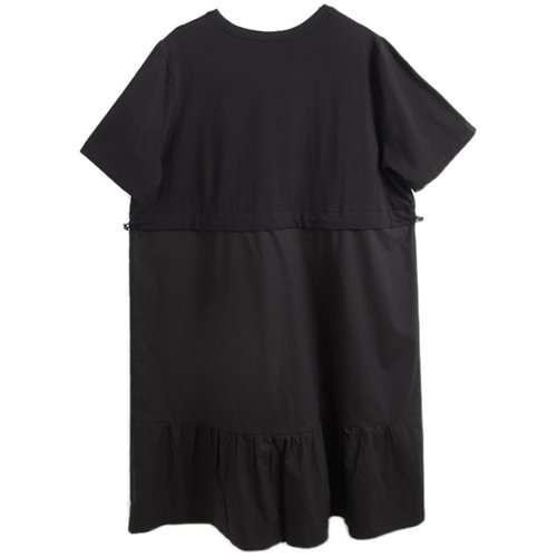 胖太太大码女装夏季新品胖mm字母棉a字裙印花宽松连衣裙821205340