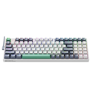 机械师K12三模99键薄膜键无线蓝牙电脑电竞游戏办公专用键盘