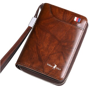 英皇保罗卡包男士多卡位真皮大容量驾驶证皮套防盗刷信用卡套潮牌