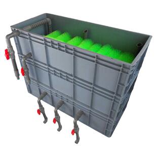 大号鱼池三层加高周转箱过滤带沉淀仓上滤过滤系统整套