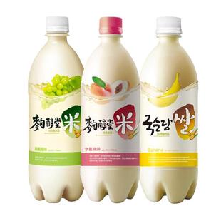 韩国麴醇堂玛克丽米酒4瓶组合适合女生喝的酒低度微醺果酒甜酒