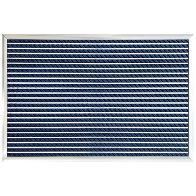 蓝色铝合金入户门地垫门口地毯