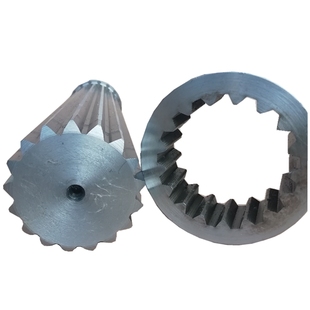 花键轴加工定制花键套传动轴齿轮轴非标订做内外矩形渐开线花键