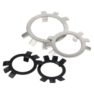 圆螺母用止动垫片止退垫圈六爪垫圈王八锁紧垫圈防松锁片M10-M200