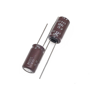 日本化工 进口铝电解电容 400v10uf 10*20MM黑金刚KXG 高频长寿命