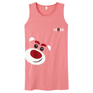 纯棉夏季少女性感吊带短款睡裙修身娇小矮个子女生小码小号S睡衣