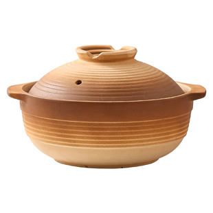 陶土砂锅煲家用耐高温干烧不裂燃气灶电陶炉专用平底锅米线店瓦煲