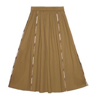 it'real瑞尔法式复古半身裙女春季新款高腰显瘦百搭中长裙子