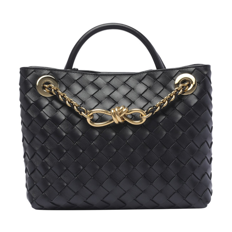 BOTTEGA VENETA 小号女andiamo 黑色bv链条包2026早春 意大利代购