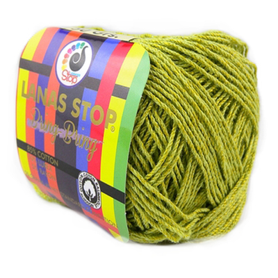 细线LANASSTOP棉线夹金丝蕾丝线