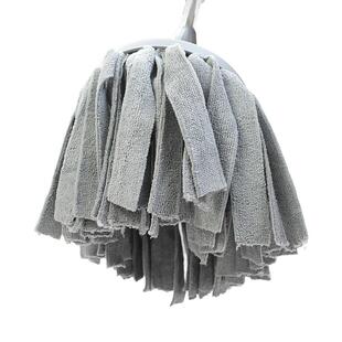 通用拖把替换头毛巾头吸水不留痕旋转拖布头家用15.5-16.2圆形头