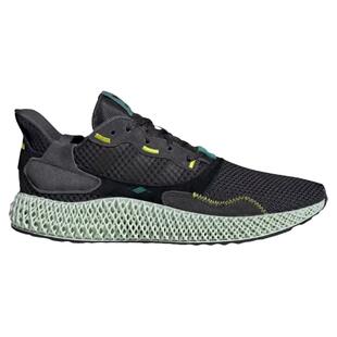 阿迪达斯Adidas ZX 4000 Futurecraft 4D打印黑绿男女跑鞋BD7865