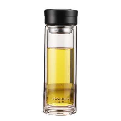 保尔高硼硅玻璃耐高温双层加厚