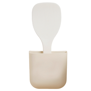 饭勺收纳架厨房壁挂电饭煲饭铲置物架墙上壁挂不粘米饭勺子放置架