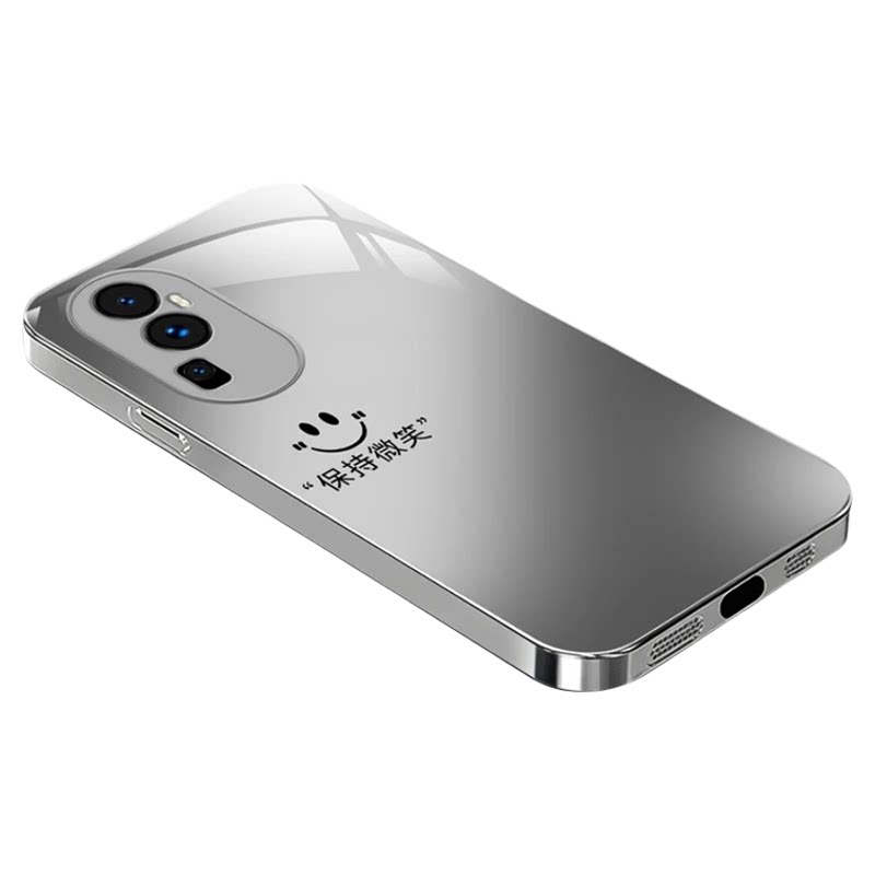 笑脸保持金属漆玻璃壳适用reno10