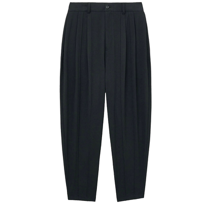 秋款SONGZIO松紧带阔腿裤休闲裤