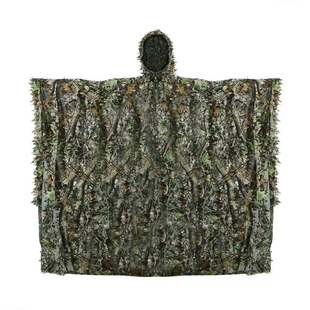 枫叶树叶立体服3D透气披风伪装衣仿生吉利服 拍鸟狩猎迷彩服披风