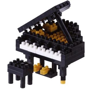 nanoblock日本微颗粒小积木潮流乐器桌面摆件拼装玩具成人送女孩